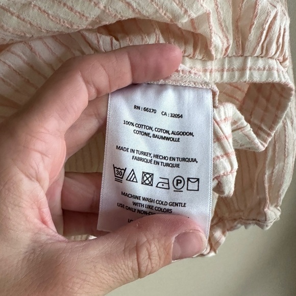 Anthropologie Holding Horses Striped Off Shoulder Top - Picture 4 of 5